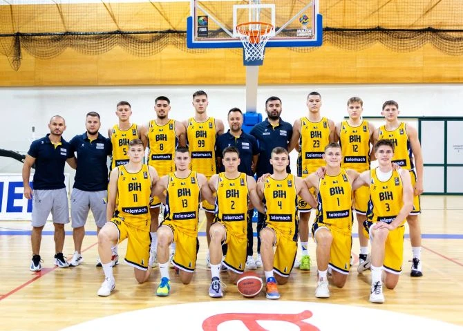 Košarkaška U18 reprezentacija BiH. Foto: FIBA