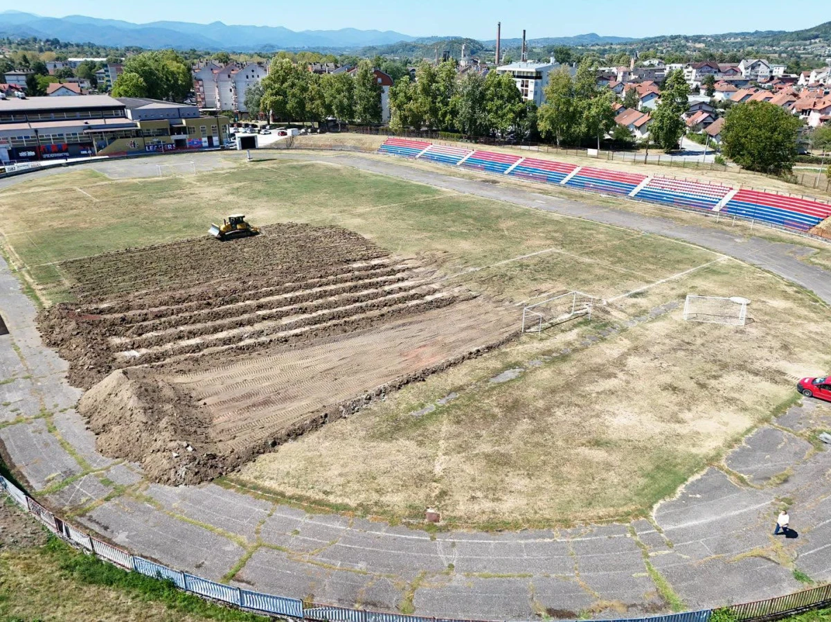 Radovi na "Radolinki" FOTO: Grad Teslić