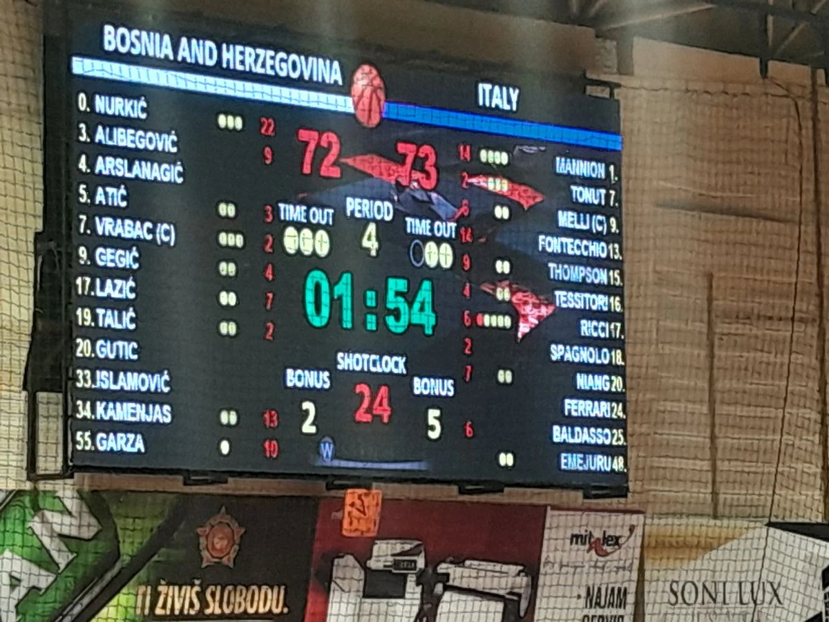 Bih Srusila Italiju U Grotlu Mejdana Nurkic Predvodio Zmajeve Do Istorijske Pobjede I Povratka U Bor