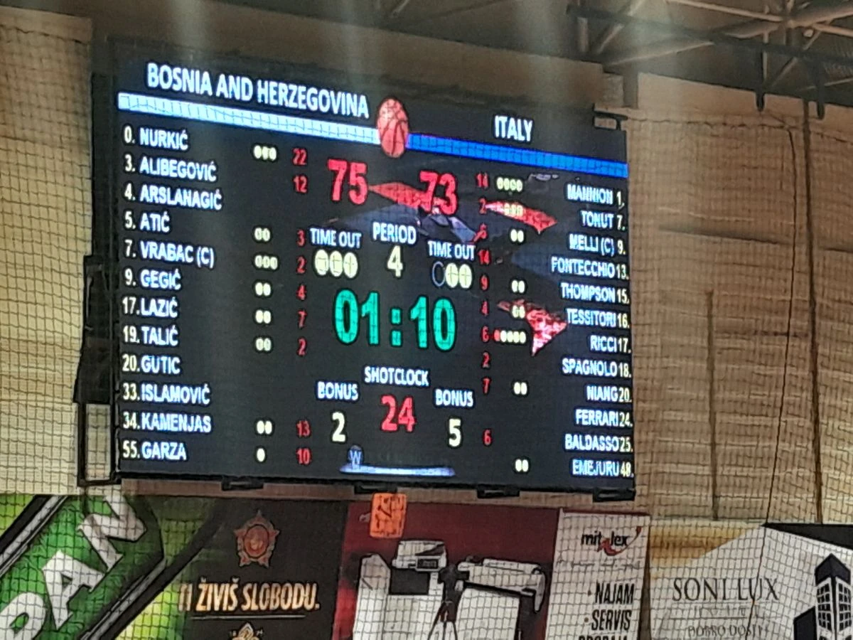 Bih Srusila Italiju U Grotlu Mejdana Nurkic Predvodio Zmajeve Do Istorijske Pobjede I Povratka U Bor