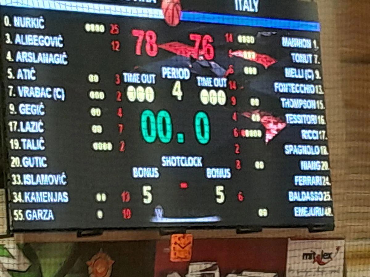 Bih Srusila Italiju U Grotlu Mejdana Nurkic Predvodio Zmajeve Do Istorijske Pobjede I Povratka U Bor