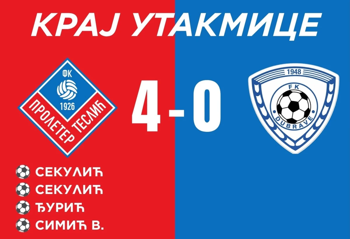 Teslićani ubjedljivi na startu FOTO: FK Proleter