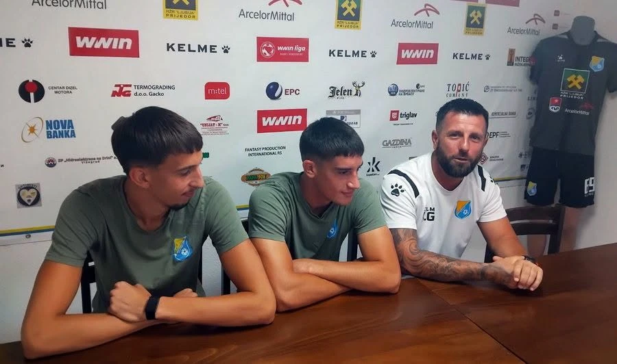 Detalj sa konferencije za novinare FOTO: FK Rudar Prijedor