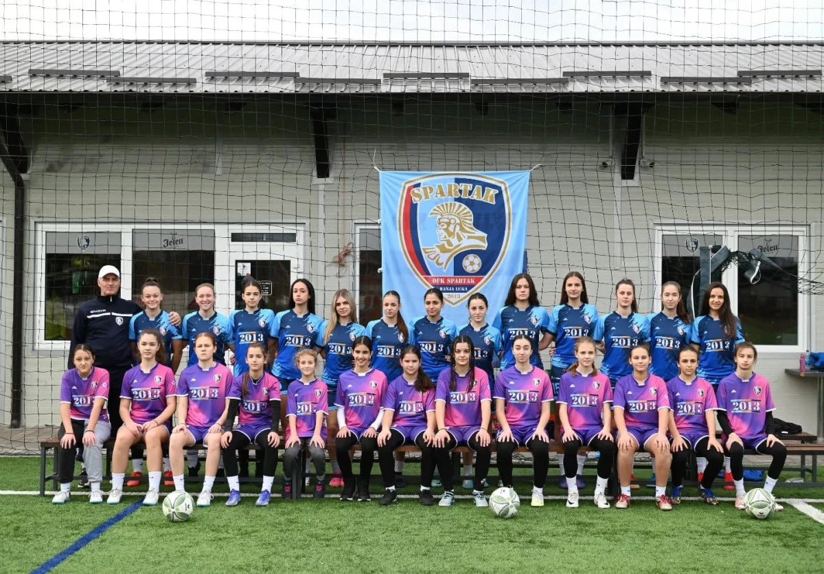 Ekipa ŽFK Spartaka 2013 FOTO: OFK Spartak 2013