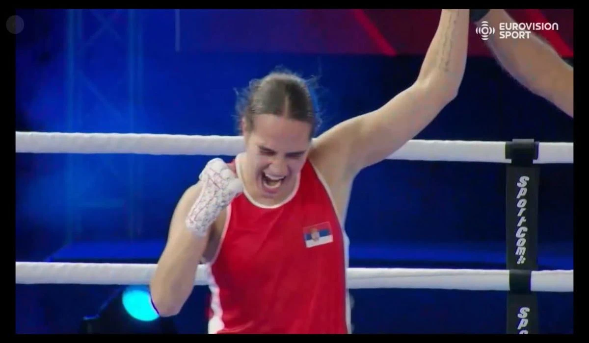 Radost Sare Ćirković nakon finalne borbe