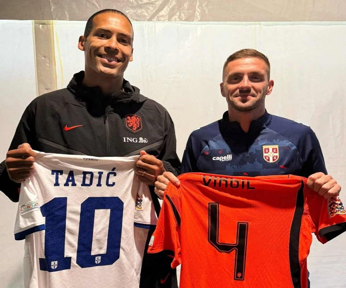 Van Dajk i Tadić, dva kapitena