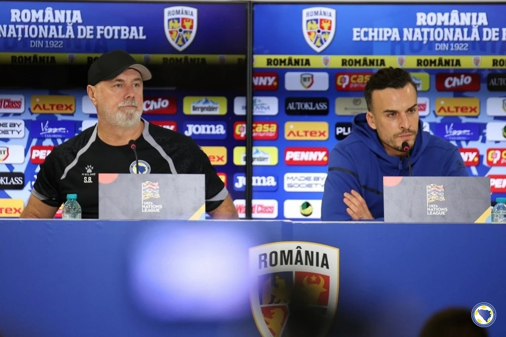 Sergej Barbarez i Haris Tabaković FOTO: FS BiH
