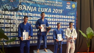 Džudista Nikola Moravac drugi na Prvenstvu BiH