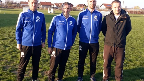 Dario Damjanović uči najmlađe, Omladinska liga FSRS  grupa Zapad pioniri 2018