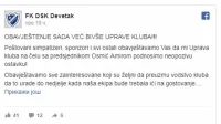 Napustili klub i ključeve ostavli u mjesnoj zajednici