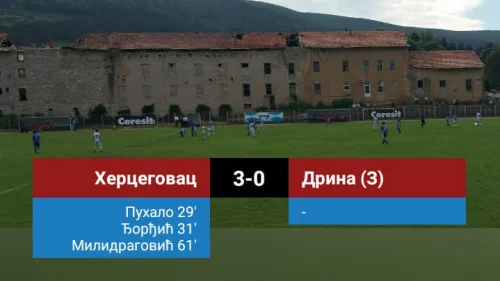 Hercegovac treći, Omladinska kvalitetna liga FSRS JUG Hercegovina- pioniri 2018