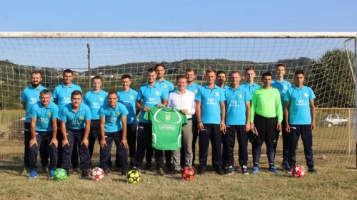 Podrška načelnika  Strijelcu iz Tutnjevca, Prva liga OFS Brčko distrikta