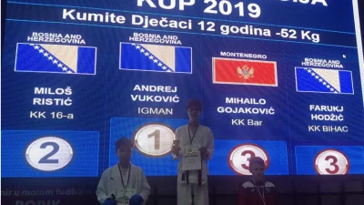Igman odnio tri medalje sa međunarodnog karate kupa Grawe-Energija