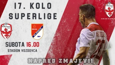 U subotu Zmajevi dočekuju ekipu Proletera