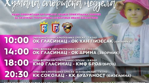 Sportisti Sokoca igraju za Ivanu Bjelogrlić