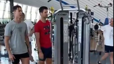 Ronaldo uči Novaka da skače