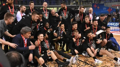 Slavlje Partizanovih košarkaša, ABA liga