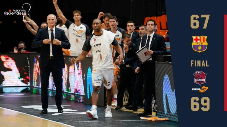 Vildosa i Polonara srušili Barsu i doneli četvrtu titulu Baskoniji