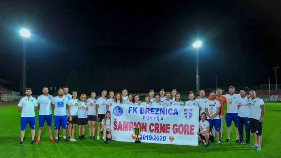 Kraj ŽFL CG: Breznica peti put uzastopno šampion države, Ženska fudbalska liga CG