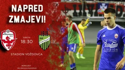 Generalka Voždovca sa Kolubarom u subotu na "krovu"