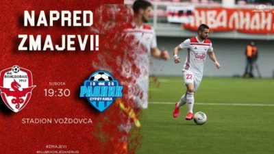 Zmajevi počinju sezonu utakmicom protiv Radnika na "Krovu" bez prisustva publike