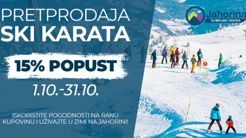 Na Jahorini u toku pretprodaja ski karata za sezonu 2020/21