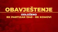 Odložena utakmica u Tivtu