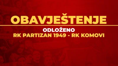 Odložena utakmica u Tivtu, Prva liga Crne Gore