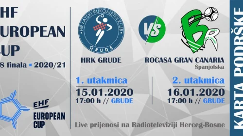 Grude u osmini - finala EHF Evropa Kupa dočekuju Špankinje, Premijer liga BiH