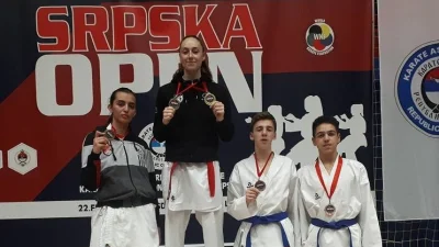 Pet medalja za Slaviju u Banjaluci: Marina Kurteš potvrdila klasu