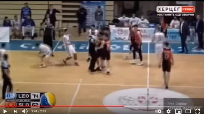 Tuča košarkaša Leotara i Slobode  (video), Prvenstvo BiH