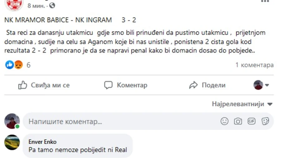 Priznali da su napravili penal namjerno, Prva liga  TK