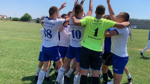 Titula Željezničar Sport timu, Pionirska liga RS - završnica za šampiona
