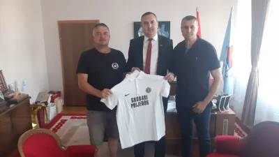 Grobari Prijedor obradovali gradonačelnika Prijedora, m:tel Premijer liga BiH
