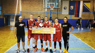 3X3 Drina Princip i 3X3 Pale najbolji juniori i kadeti u Istočnom Sarajevu