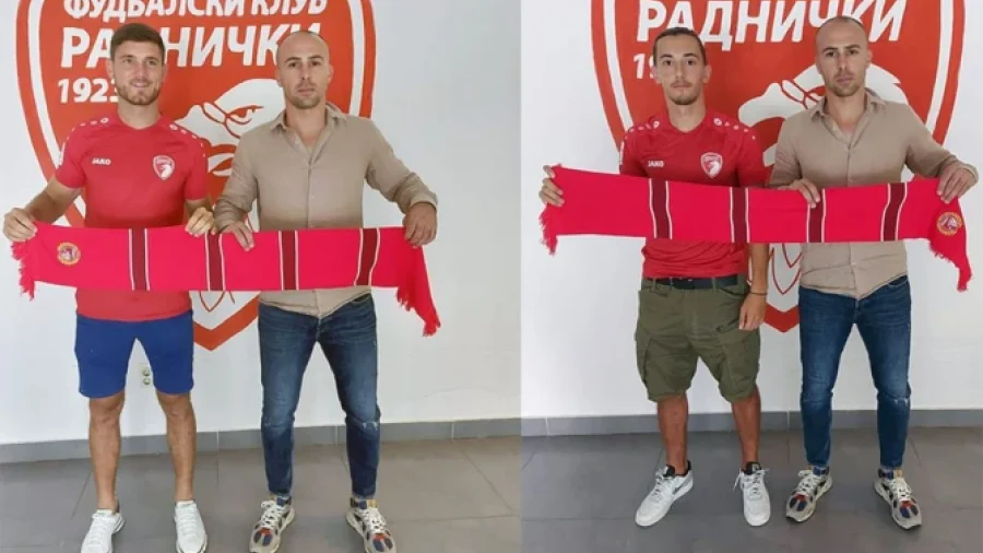 Tandem mladih crnogorskih fudbalera na "Čika Dači"