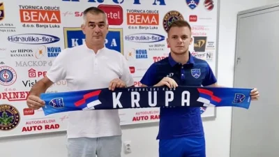 Glišić pojačao Krupu, Prva liga Republike Srpske