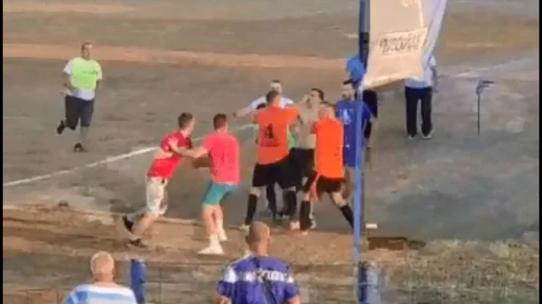 Divljanje na utakmici Budućnost - Rudar, Druga kantonalna liga TK - Jug