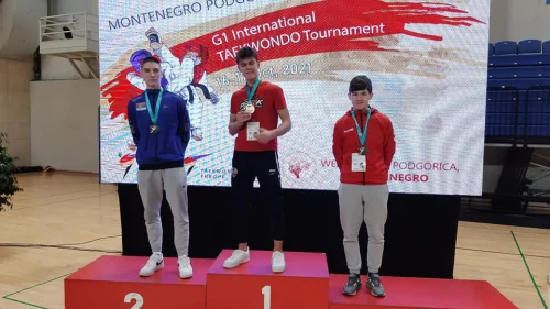 TKD klub "Tigar" poslije sedam godina na G1 turnirima i odmah medalja: Lazar Miovčić bronzani!