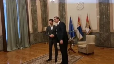 Novak sa Vučićem