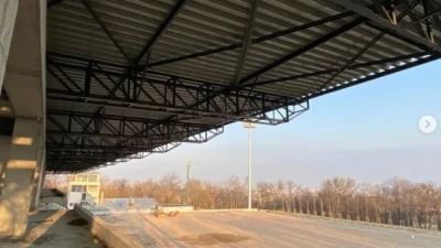 Postavljen krov na stadionu Grafičara