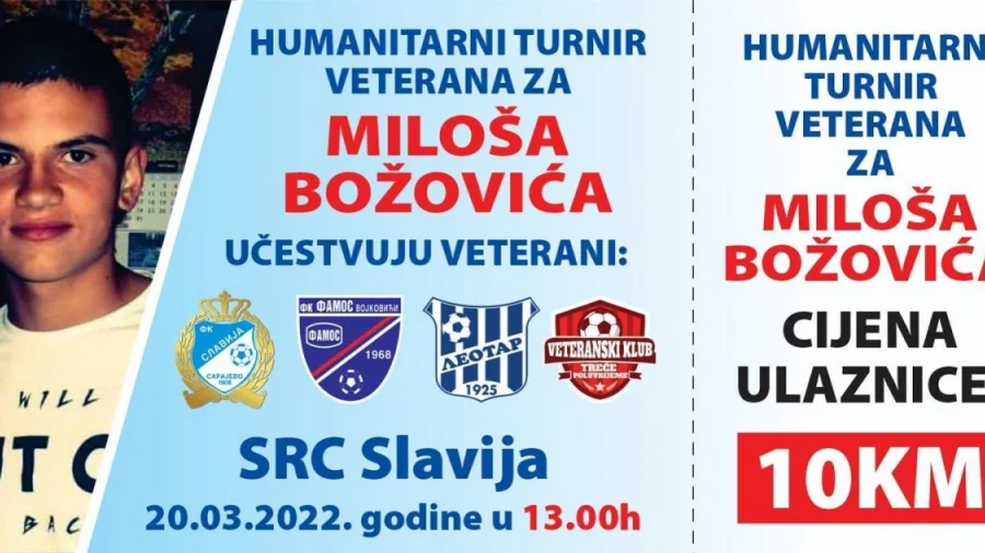 Veterani igraju za Miloša!