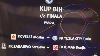 Poznati polufinalni parovi Kupa BiH