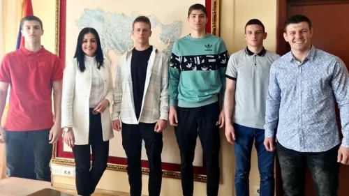Džudo klub "Randori" na prijemu kod ministrice Davidović