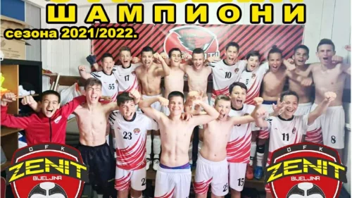 Zenit šampion bez poraza, Pionirska liga RS - grupa Istok