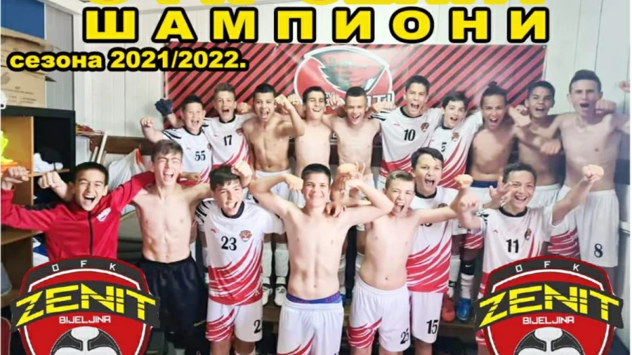 Zenit šampion bez poraza, Pionirska liga RS - grupa Istok