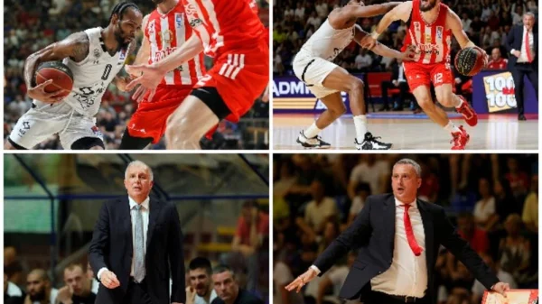 Zvezda lako porazila loši Partizan, ABA liga - Play off