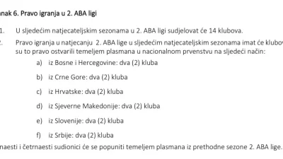 Ko će zapravo u ABA 2 ?