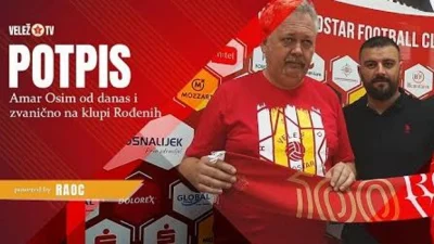 Amar Osim zavnično Veležov, m:tel Premijer liga BiH