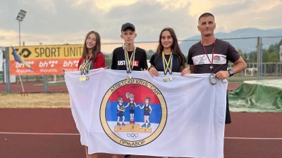 Atletičari "Sana" odlični na Prvenstvu BiH za juniore